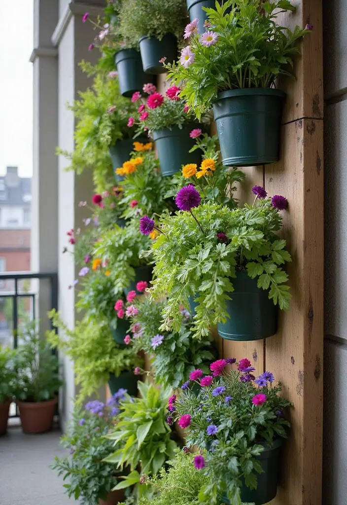 25 Balcony Decor Ideas Pinterest Users Are Saving Right Now 1 25 Balcony Decor Ideas Pinterest Users Are Saving Right Now - 1. Vertical Gardens