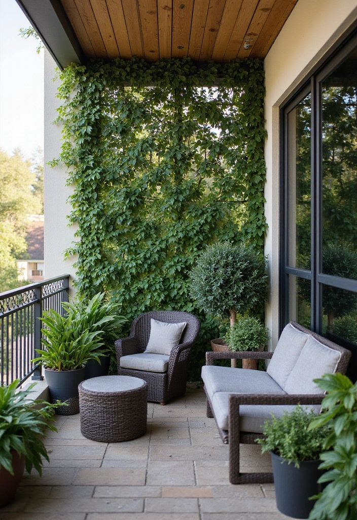 25 Balcony Decor Ideas Pinterest Users Are Saving Right Now 10 25 Balcony Decor Ideas Pinterest Users Are Saving Right Now - 10. Balconies with Privacy Screens