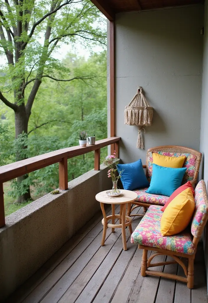 25 Balcony Decor Ideas Pinterest Users Are Saving Right Now 2 25 Balcony Decor Ideas Pinterest Users Are Saving Right Now - 2. Cozy Seating Nooks