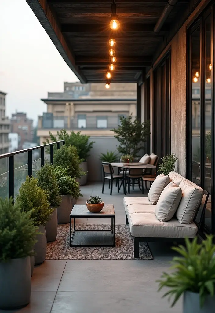 25 Balcony Design Inspirations You’ll Want to Copy - 14. Industrial Edge