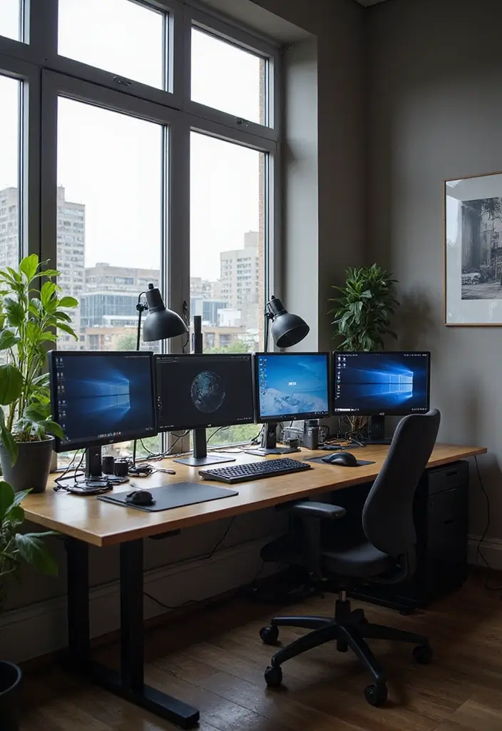 25 Balcony Office Ideas Perfect for Working with a View 11 25 Balcony Office Ideas Perfect for Working with a View - 11. Tech-Savvy Balcony Setup