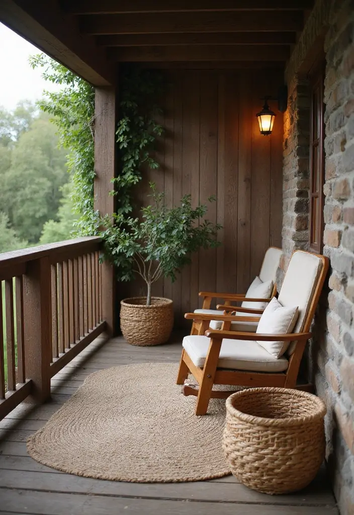 25 Bedroom with Balcony Ideas That Feel Romantic and Fresh 2 25 Bedroom with Balcony Ideas That Feel Romantic and Fresh - 2. Rustic Charm