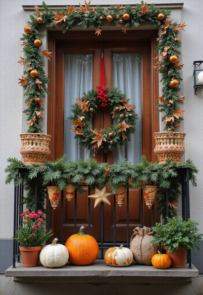 25 Bedroom with Balcony Ideas That Feel Romantic and Fresh 20 25 Bedroom with Balcony Ideas That Feel Romantic and Fresh - 20. Seasonal Decor