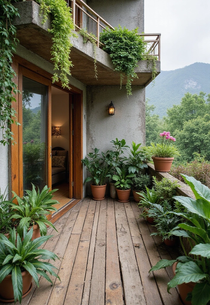 25 Bedroom with Balcony Ideas That Feel Romantic and Fresh 21 25 Bedroom with Balcony Ideas That Feel Romantic and Fresh - 21. Eco-Friendly Balcony