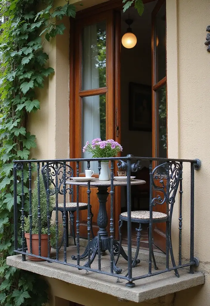 25 Bedroom with Balcony Ideas That Feel Romantic and Fresh 7 25 Bedroom with Balcony Ideas That Feel Romantic and Fresh - 7. Vintage Romance