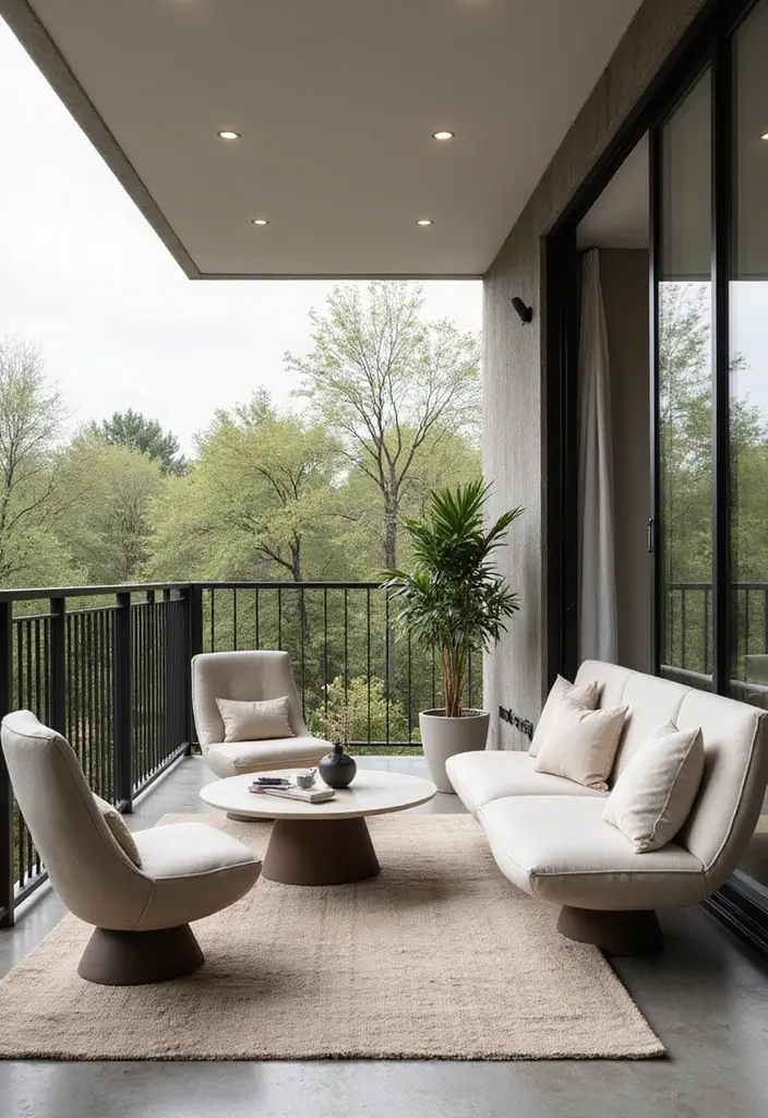 25 Bedroom with Balcony Ideas That Feel Romantic and Fresh 8 25 Bedroom with Balcony Ideas That Feel Romantic and Fresh - 8. Modern Chic