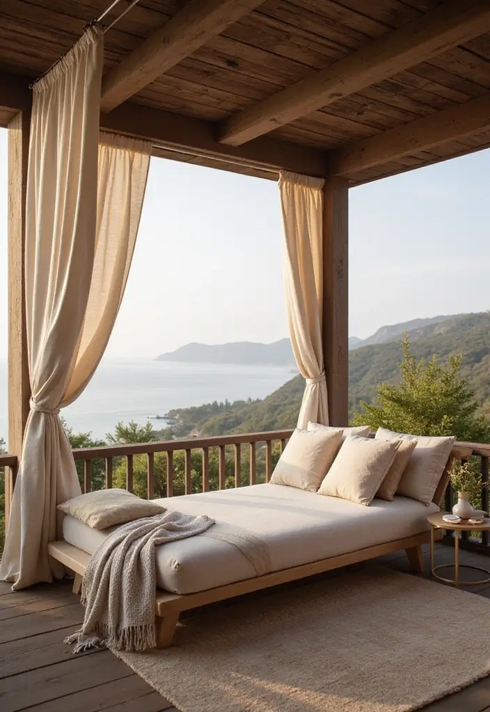 25 Bedroom with Balcony Ideas That Feel Romantic and Fresh 9 25 Bedroom with Balcony Ideas That Feel Romantic and Fresh - 9. Elevated Lounge