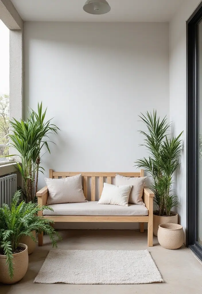25 Covered Balcony Designs That Add Function and Style - 6. Scandinavian Simplicity