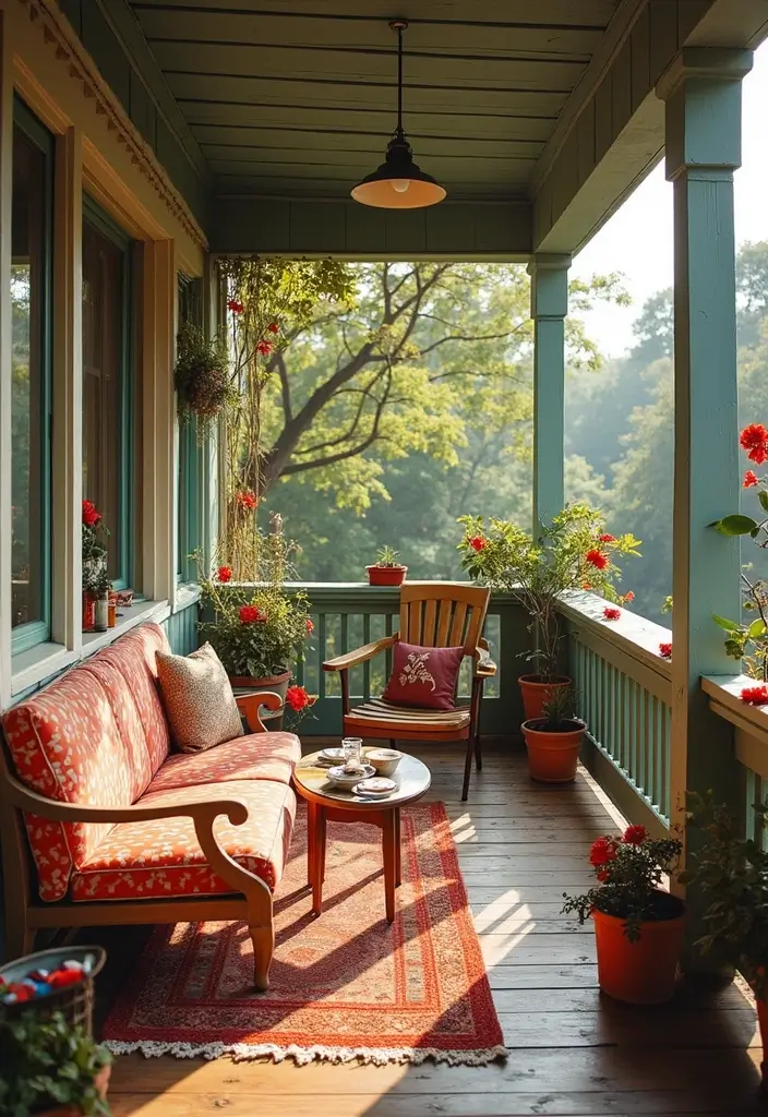 25 House Balcony Designs That Upgrade Your Home’s Look 20 25 House Balcony Designs That Upgrade Your Home’s Look - 20. Vintage Charm