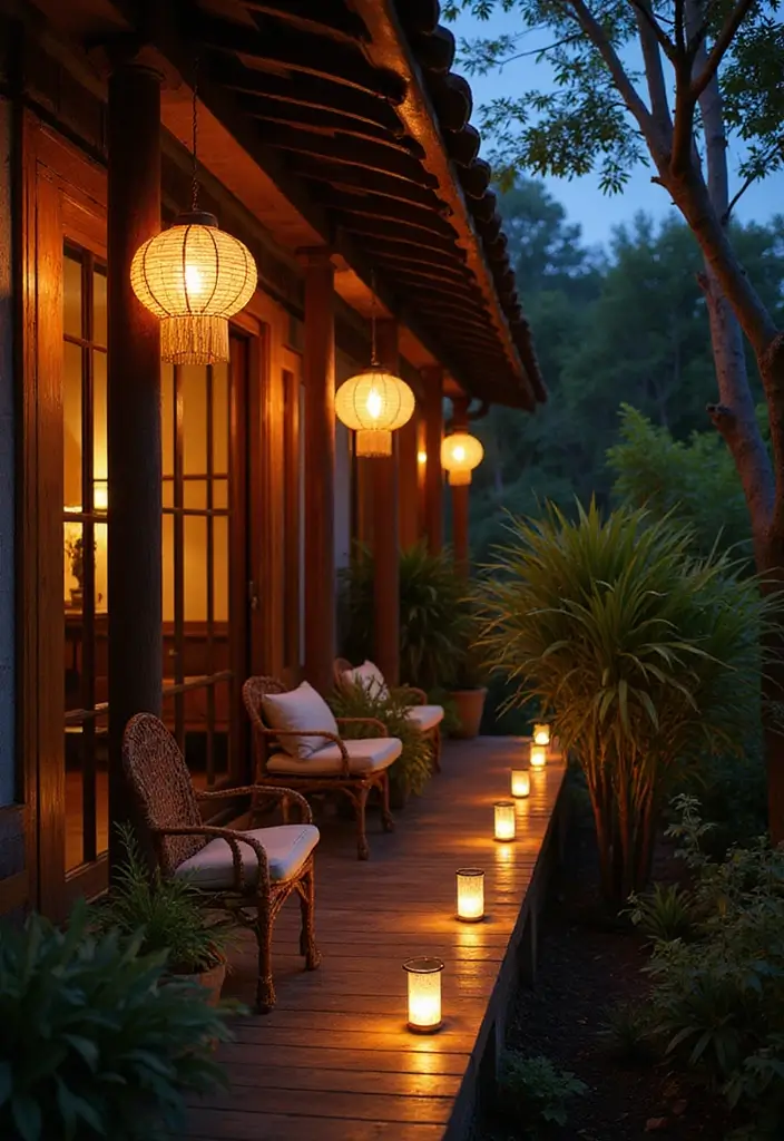 25 Indian Balcony Decor Ideas That Blend Tradition and Style 18 25 Indian Balcony Decor Ideas That Blend Tradition and Style - 18. Traditional Lanterns for Ambiance