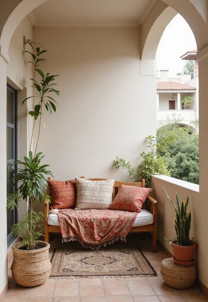 25 Indian Balcony Decor Ideas That Blend Tradition and Style 19 25 Indian Balcony Decor Ideas That Blend Tradition and Style - 19. Minimalist Color Palette
