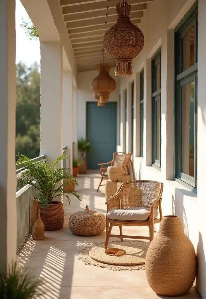 25 Indian Balcony Decor Ideas That Blend Tradition and Style 24 25 Indian Balcony Decor Ideas That Blend Tradition and Style - 24. Sustainable Choices in Decor