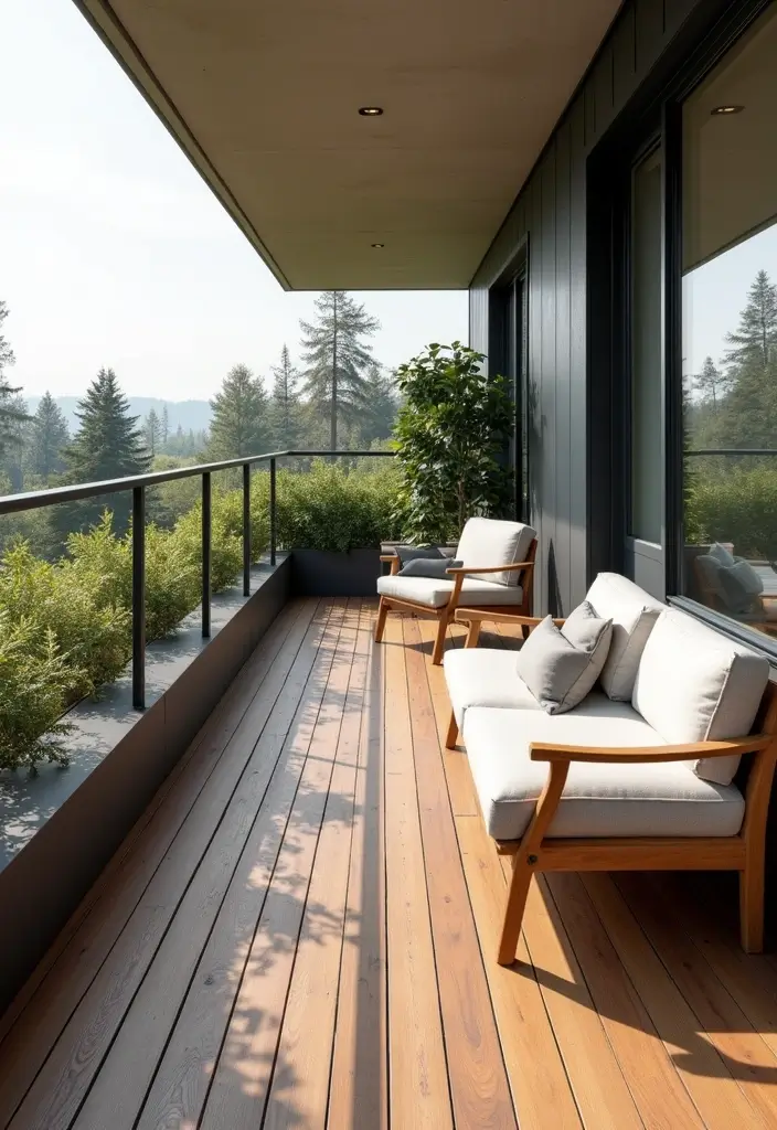 25 Long Narrow Balcony Inspirations That Maximize Every Inch 3 25 Long Narrow Balcony Inspirations That Maximize Every Inch - 3. Multi-Functional Furniture