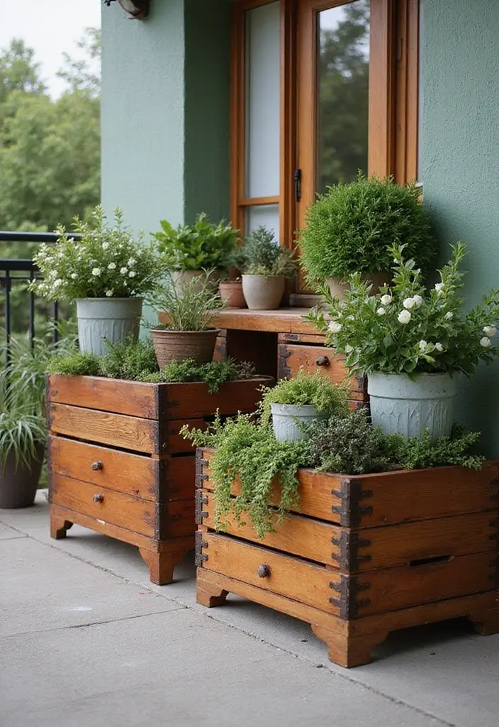 25 Wooden Balcony Inspirations Full of Warmth and Charm 20 25 Wooden Balcony Inspirations Full of Warmth and Charm - 20. Decorative Wooden Boxes