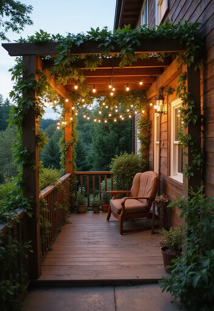 25 Wooden Balcony Inspirations Full of Warmth and Charm 9 25 Wooden Balcony Inspirations Full of Warmth and Charm - 9. Wooden Pergolas