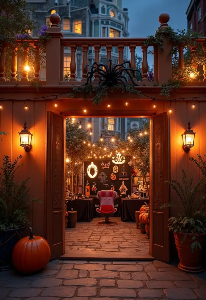 27 Apartment Balcony Halloween Decor Ideas That Feel Spooky and Fun 26 27 Apartment Balcony Halloween Decor Ideas That Feel Spooky and Fun - 26. Interactive Decor