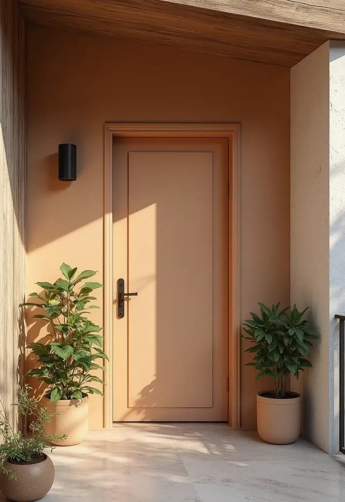 27 Balcony Door Designs That Make a Stylish Entrance 23 27 Balcony Door Designs That Make a Stylish Entrance - 23. Monochromatic Designs