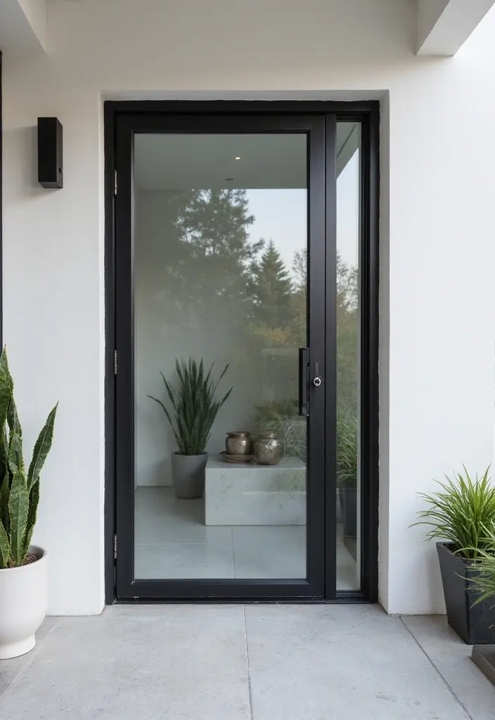 27 Balcony Door Designs That Make a Stylish Entrance 5 27 Balcony Door Designs That Make a Stylish Entrance - 5. Modern Minimalist Doors