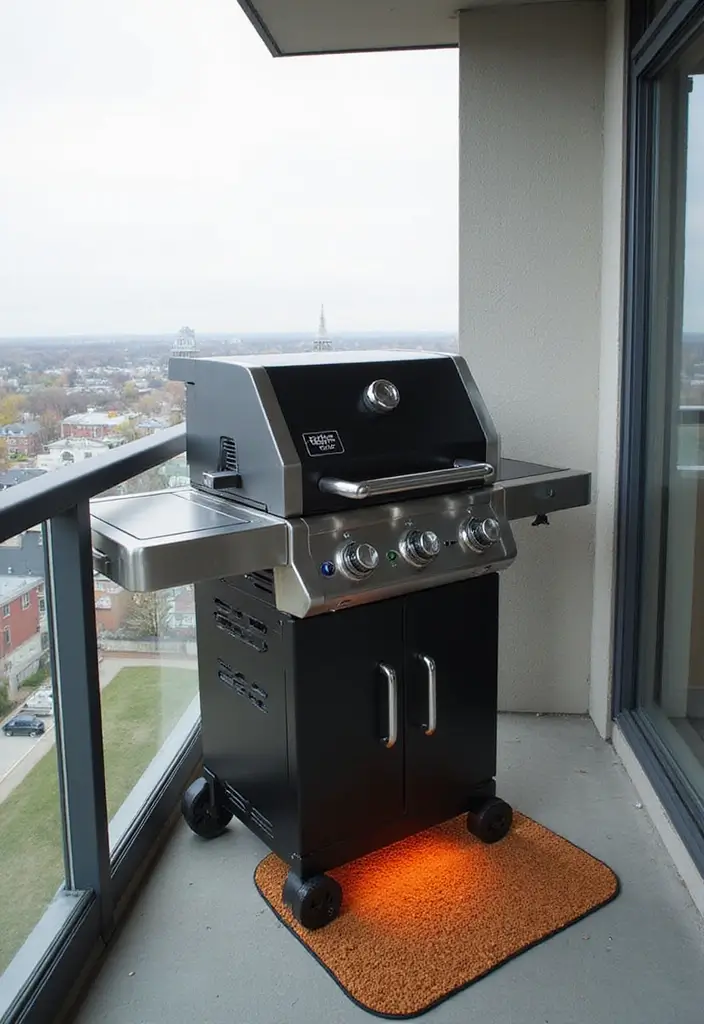 27 Balcony Grill Design Ideas That Look Modern and Safe 13 27 Balcony Grill Design Ideas That Look Modern and Safe - 13. Safety Features for Your Grill