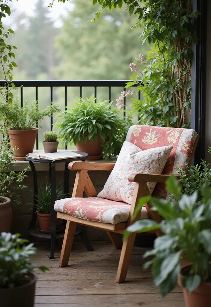 27 Balcony Inspiration Ideas That Instantly Upgrade Your Space 23 27 Balcony Inspiration Ideas That Instantly Upgrade Your Space - 23. Cozy Reading Nook