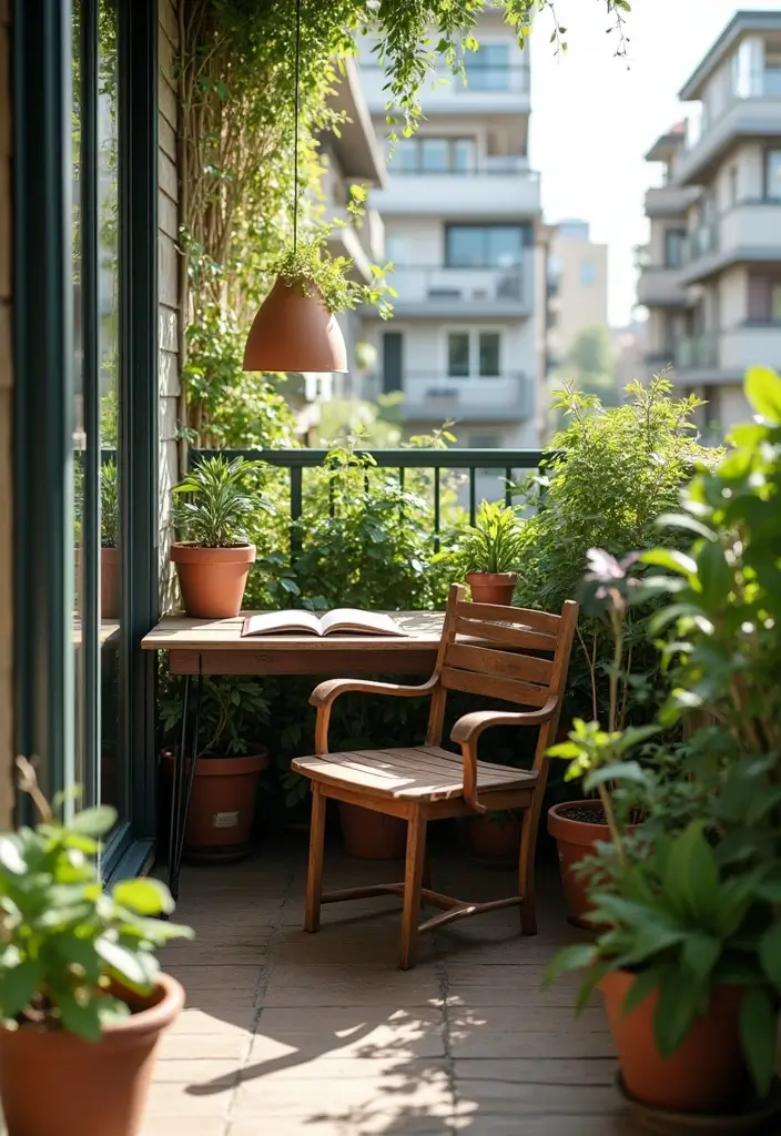 27 Balcony Inspiration Ideas That Instantly Upgrade Your Space 26 27 Balcony Inspiration Ideas That Instantly Upgrade Your Space - 26. Outdoor Workspace