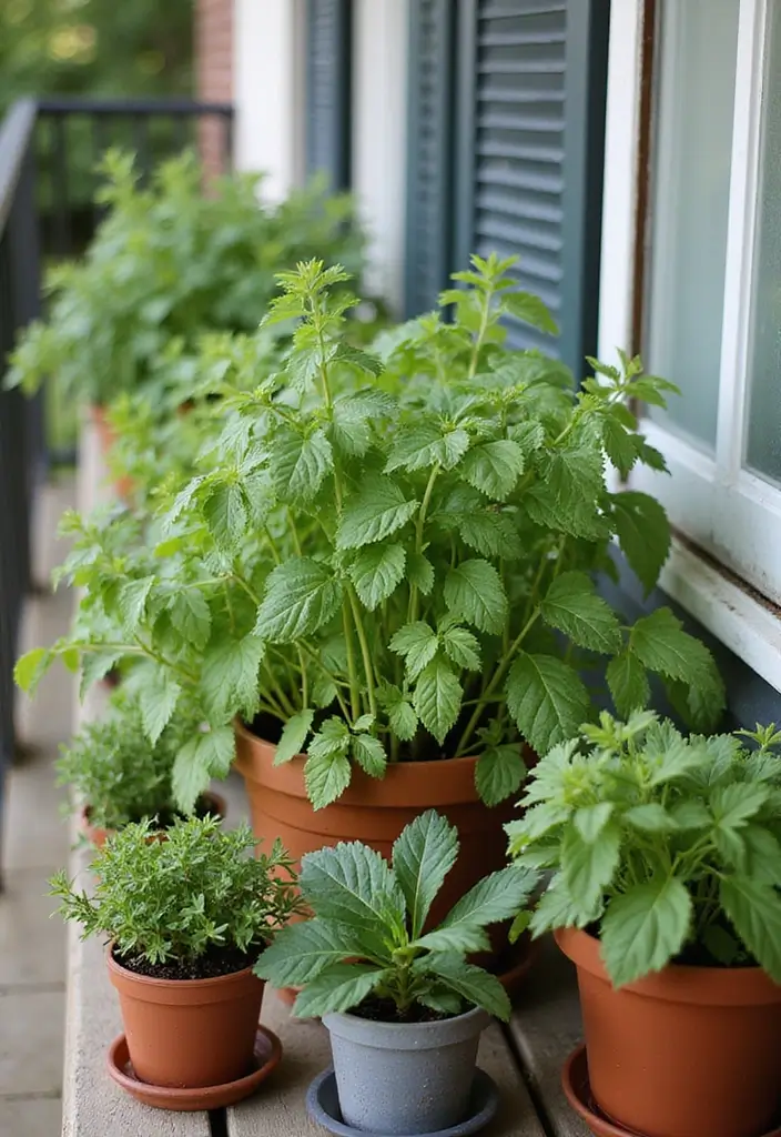 27 Balcony Inspiration Ideas That Instantly Upgrade Your Space 8 27 Balcony Inspiration Ideas That Instantly Upgrade Your Space - 8. Herb Garden Delight
