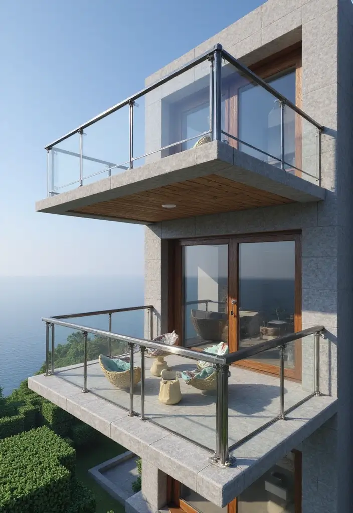 27 Balcony Minecraft Builds That Spark Creativity 18 27 Balcony Minecraft Builds That Spark Creativity - 18. Retractable Balconies