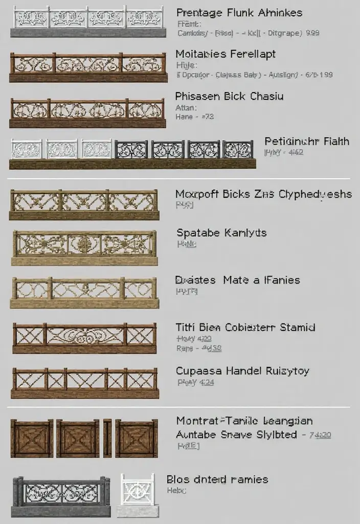 27 Balcony Minecraft Builds That Spark Creativity 26 27 Balcony Minecraft Builds That Spark Creativity - 26. Unique Railing Concepts