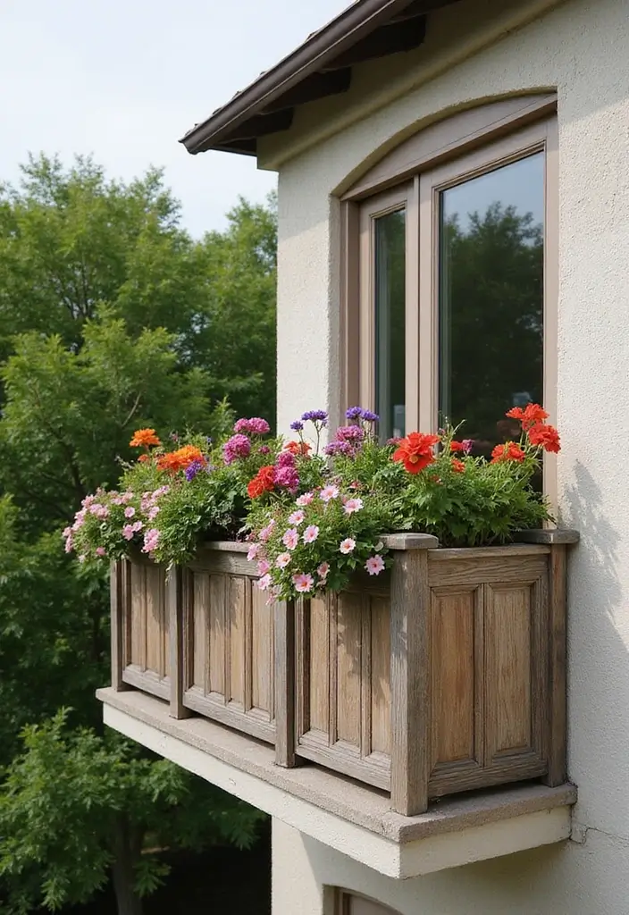 27 Balcony Privacy Hacks That Actually Work Beautifully 11 27 Balcony Privacy Hacks That Actually Work Beautifully - 11. Privacy Screens with Built-in Planters