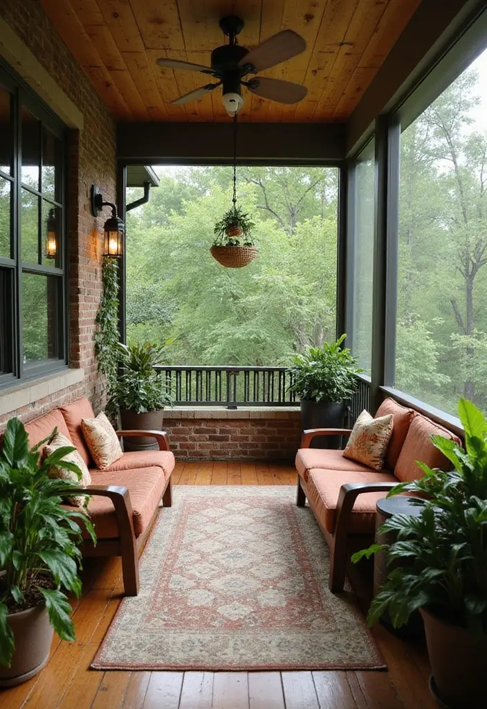 27 Cozy Balcony Ideas That Feel Like a Mini Retreat - 23. Enclosed Outdoor Space