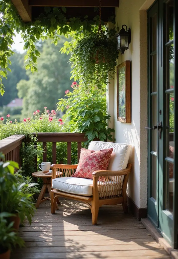27 Cozy Balcony Ideas That Feel Like a Mini Retreat - 5. Create a Reading Nook