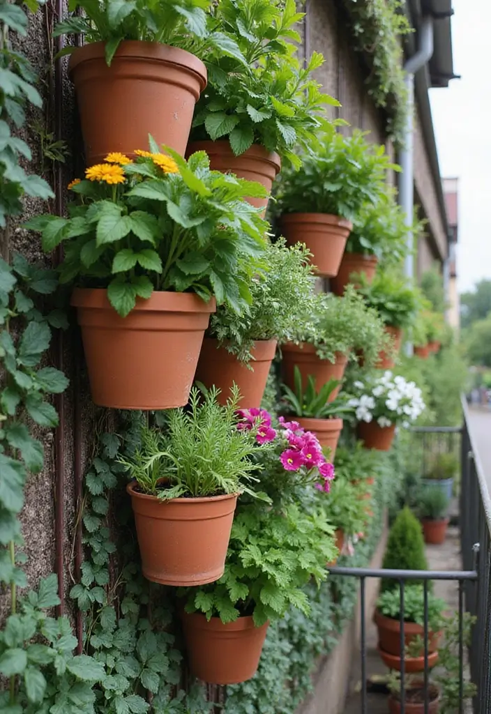 27 Small Balcony Ideas on a Budget That Look High-End - 1. Vertical Garden Magic