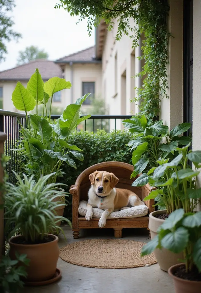 27 Small Balcony Ideas on a Budget That Look High-End - 11. Pet-Friendly Plants