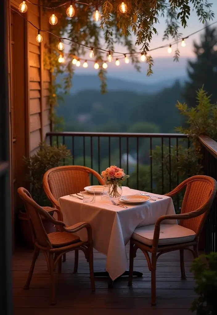 27 Small Balcony Ideas on a Budget That Look High-End - 15. Outdoor Dining Experiences
