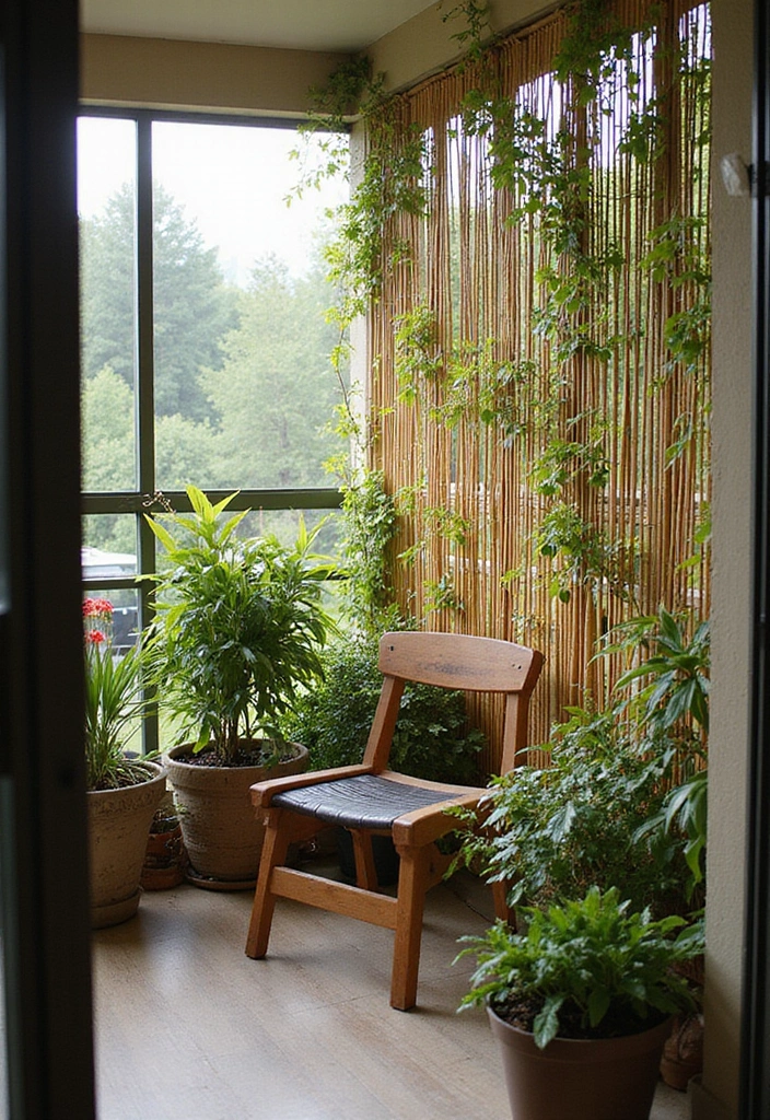 28 Balcony Apartment Ideas That Maximize Small Spaces 10 28 Balcony Apartment Ideas That Maximize Small Spaces - 10. Privacy Screens