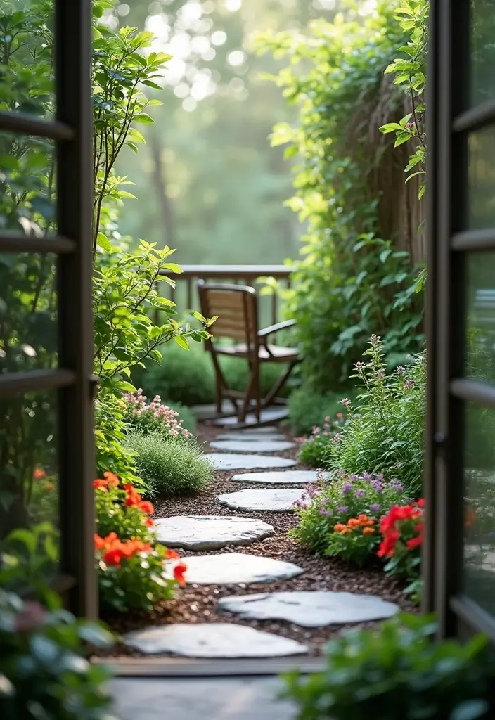 28 Balcony Apartment Ideas That Maximize Small Spaces 24 28 Balcony Apartment Ideas That Maximize Small Spaces - 24. Balcony Garden Pathway