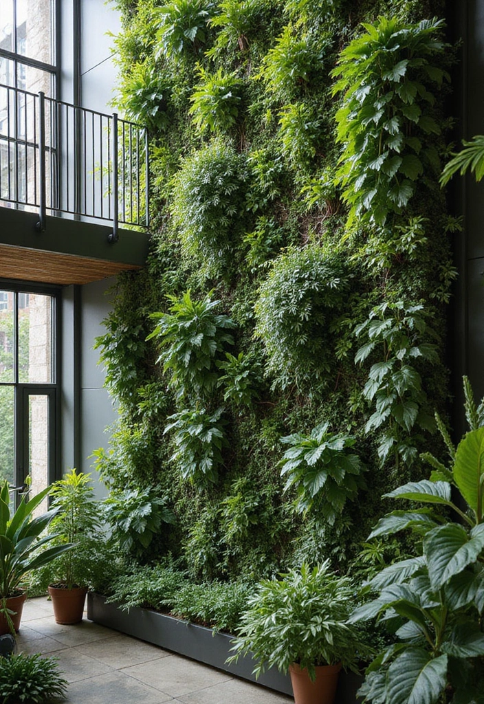 28 Balcony Apartment Ideas That Maximize Small Spaces 25 28 Balcony Apartment Ideas That Maximize Small Spaces - 25. Green Wall Installation