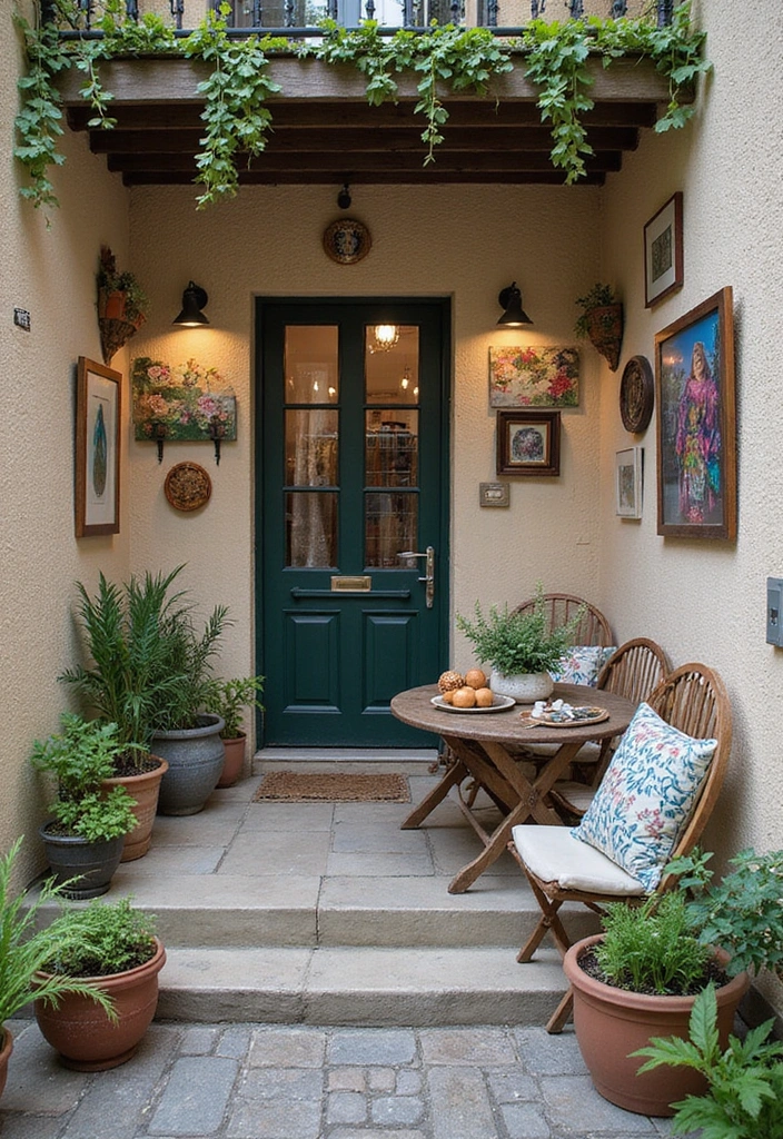 28 Balcony Apartment Ideas That Maximize Small Spaces 28 28 Balcony Apartment Ideas That Maximize Small Spaces - 28. Incorporate Art