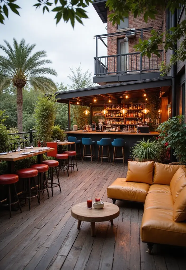 28 Balcony Bar Ideas Perfect for Relaxing Nights at Home 26 28 Balcony Bar Ideas Perfect for Relaxing Nights at Home - 26. Entertaining Hub Bar