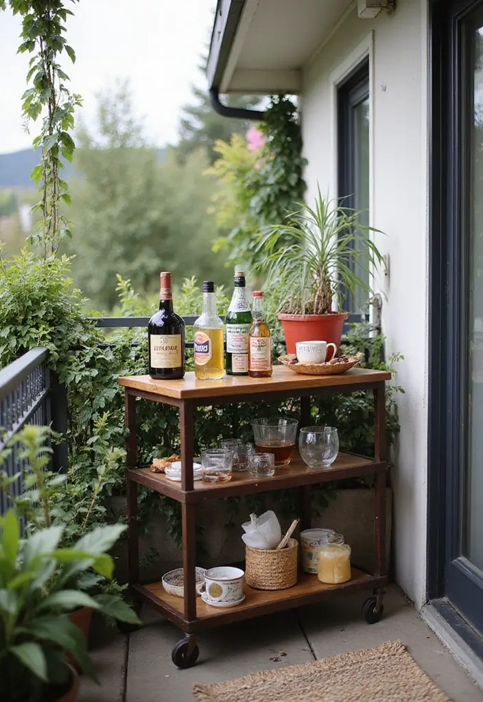 28 Balcony Bar Ideas Perfect for Relaxing Nights at Home 28 28 Balcony Bar Ideas Perfect for Relaxing Nights at Home - 28. Pop-Up Bar Experience
