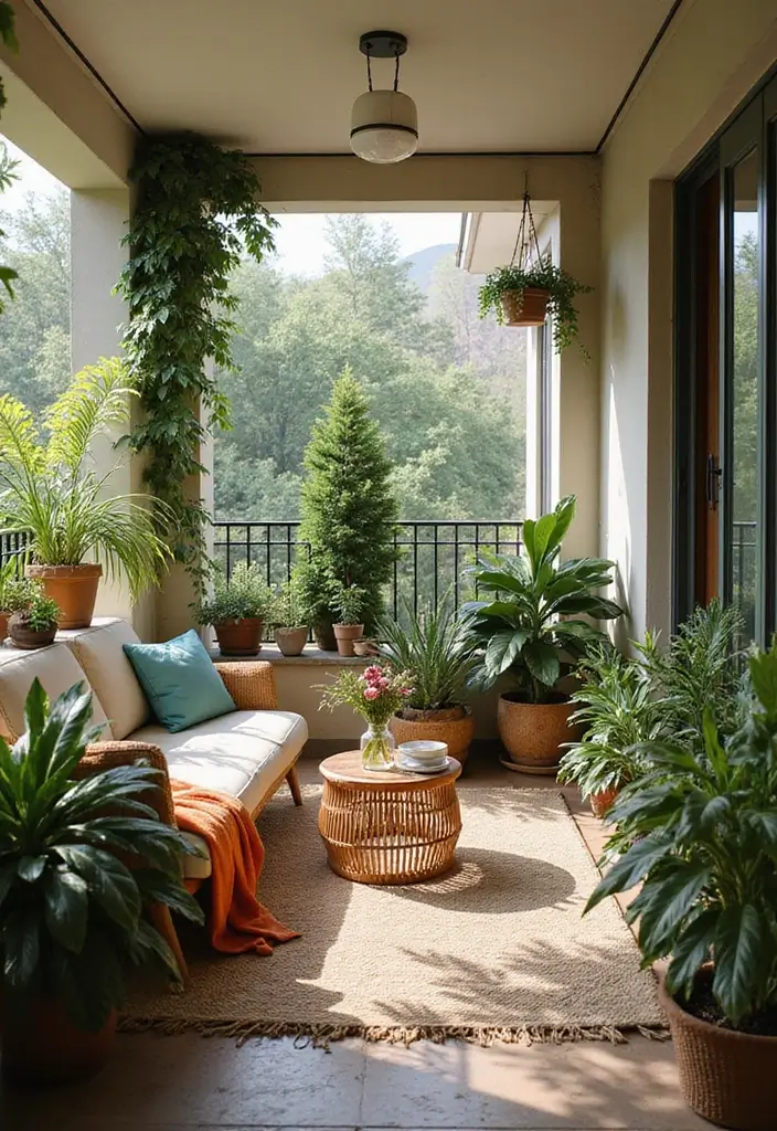 28 Balcony with Roof Ideas That Extend Outdoor Living - 3. Cozy Enclosed Balcony