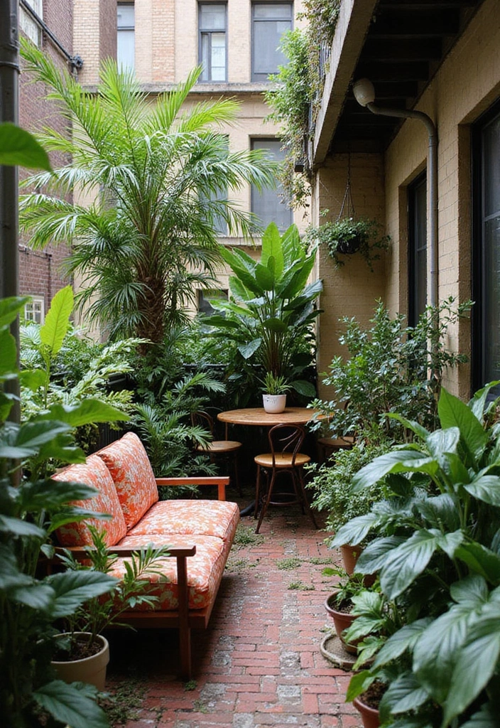 28 Balcony with Roof Ideas That Extend Outdoor Living - 5. Urban Jungle Retreat