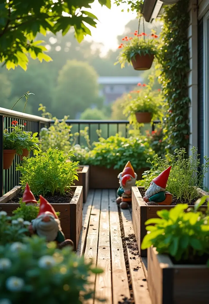 28 Bloxburg Balcony Ideas That Gamers Are Obsessed With - 5. Gamer’s Garden Retreat
