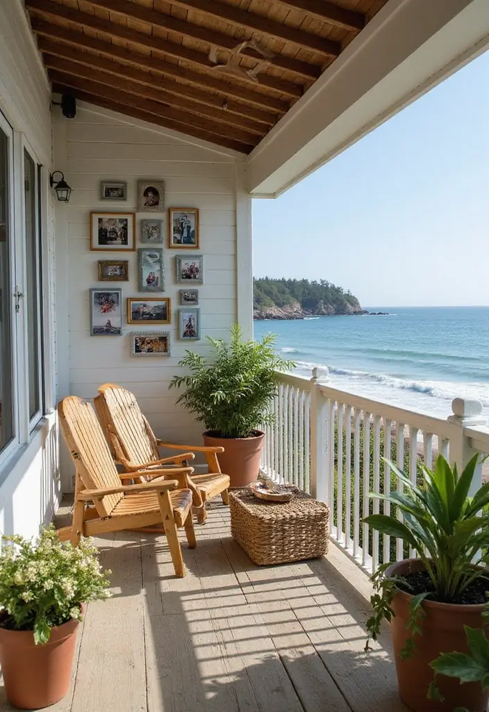 28 Coastal Balcony Ideas That Bring the Ocean Vibes Home - 26. Personalized Touches