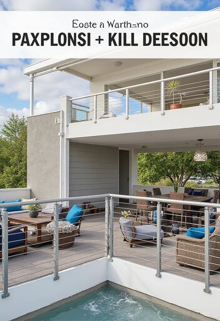 28 Modern Balcony Railing Designs That Look Sleek and Safe 20 28 Modern Balcony Railing Designs That Look Sleek and Safe - 20. Easy-Install Modular Railings