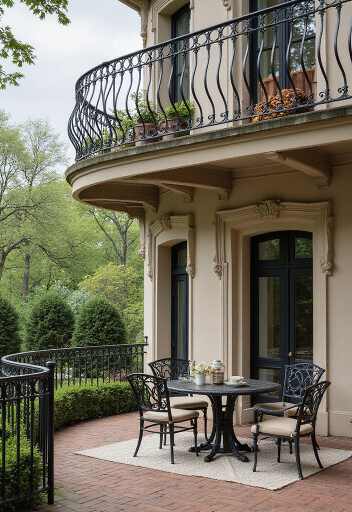 28 Modern Balcony Railing Designs That Look Sleek and Safe 8 28 Modern Balcony Railing Designs That Look Sleek and Safe - 8. Beautifully Curved Railings