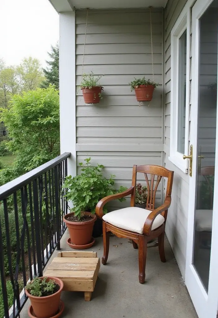 28 Old Balcony Makeover Ideas That Bring Back Life and Charm 10 28 Old Balcony Makeover Ideas That Bring Back Life and Charm - 10. Upcycled Furniture Projects