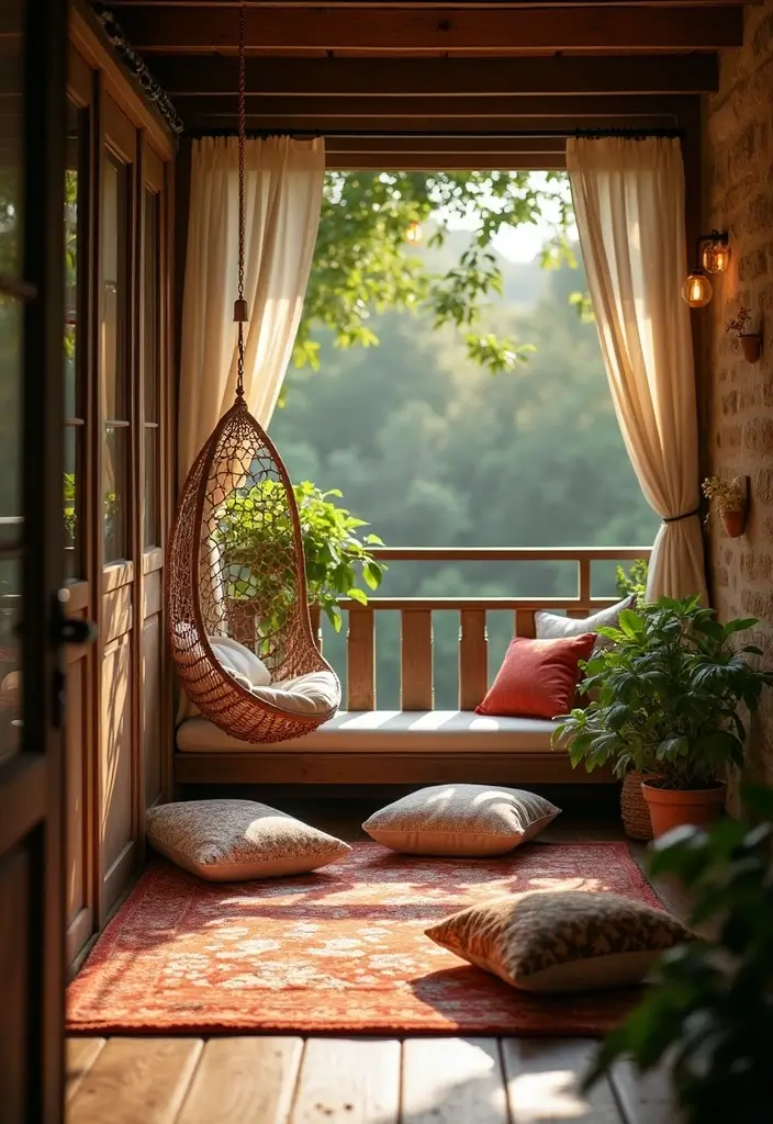 28 Old Balcony Makeover Ideas That Bring Back Life and Charm 4 28 Old Balcony Makeover Ideas That Bring Back Life and Charm - 4. Cozy Reading Nook