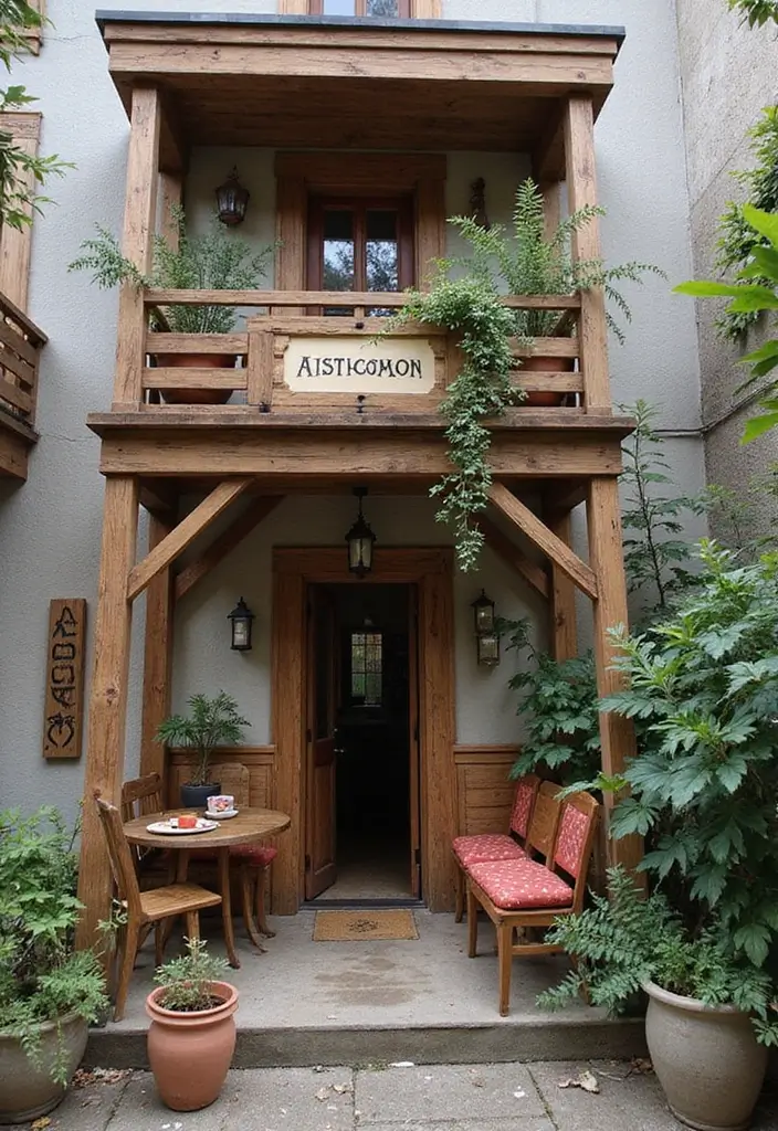 29 Balcony Design Ideas Pinterest Is Loving Right Now 20 29 Balcony Design Ideas Pinterest Is Loving Right Now - 20. Repurposed Wood Decorations