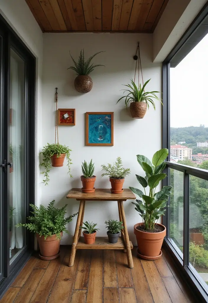 29 Balcony Design Ideas Pinterest Is Loving Right Now 26 29 Balcony Design Ideas Pinterest Is Loving Right Now - 26. Creative Wall Decor